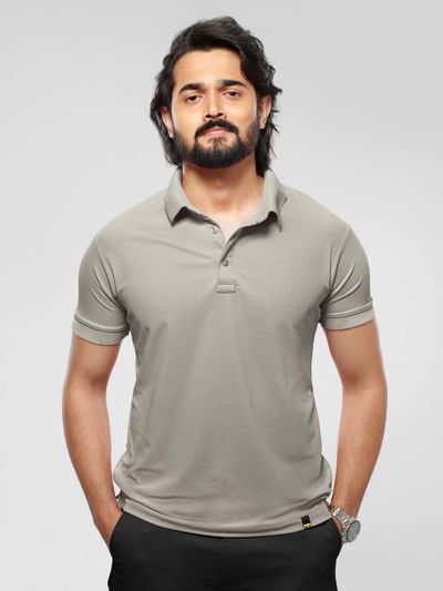 Polo t shop shirt grey