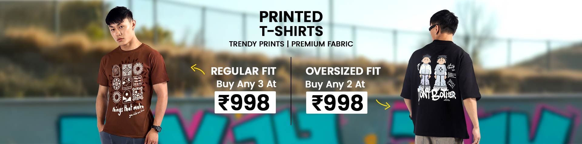 buy printed tshirts online at beyoung