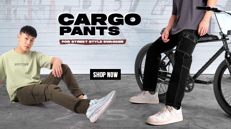 Mens Regular Fit Paper Cotton Cargo Lower  Mens Regular Fit Cargo Style  Casual Track Pants