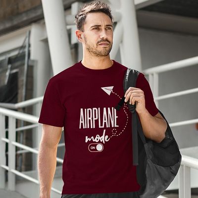 Airplane Mode On T-shirt for Men