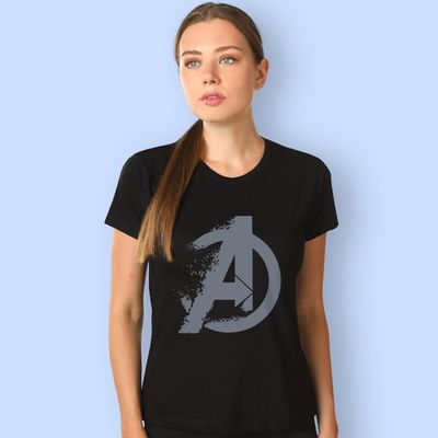Buy Avengers Logo T-shirts for Girls 