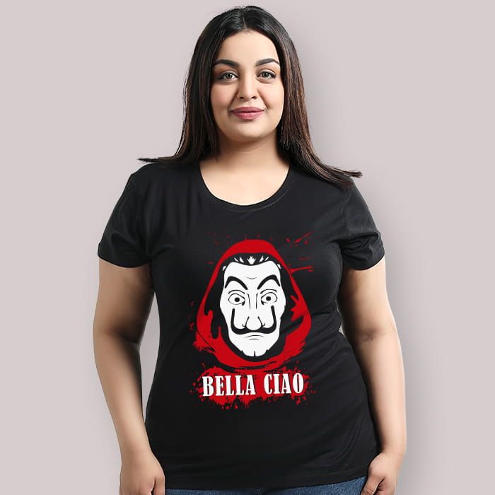 Buy Bella Ciao Women Plus Size T-shirt 