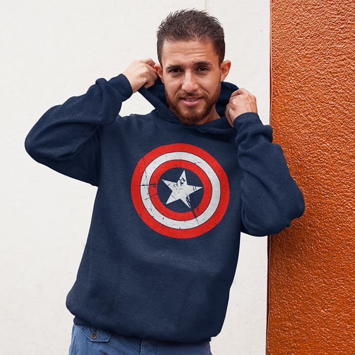 Captain america shield hoodie outlet