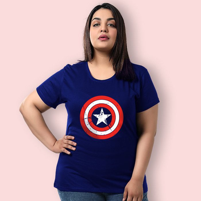 captain america t shirt womens