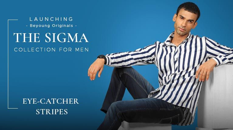 Size M Men's Line Shirt Online in India 