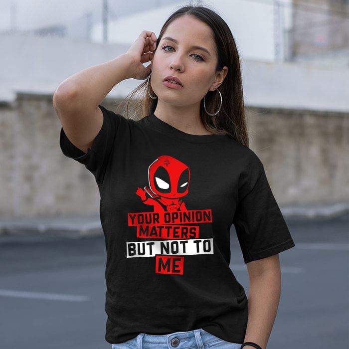 Buy Deadpool Opinion T shirt for Women 