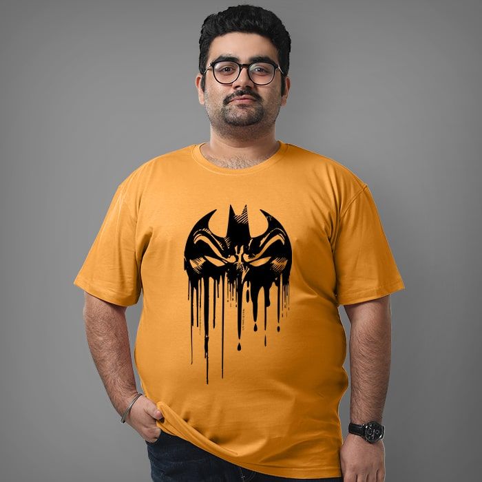 Buy Dripping Batman Logo Mens Plus Size 