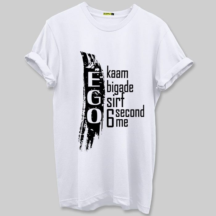 Ego Kaam Bigade Graphic Half Sleeves 