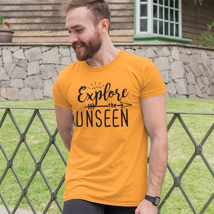 Buy Explore the Unseen T-shirts for Men 