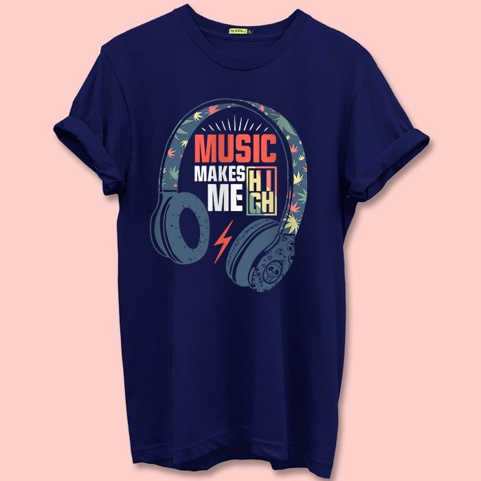 Music Men's Tees Online in India -Beyoung
