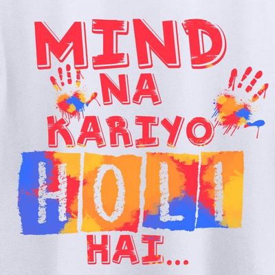 Holi Hai T-shirt for Men Holi Hai Mens clothing Online Shopping Cheap