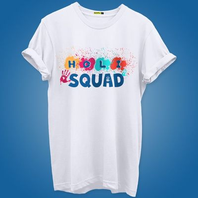 Holi Squad T-shirt for Men Holi Squad mens clothing online India