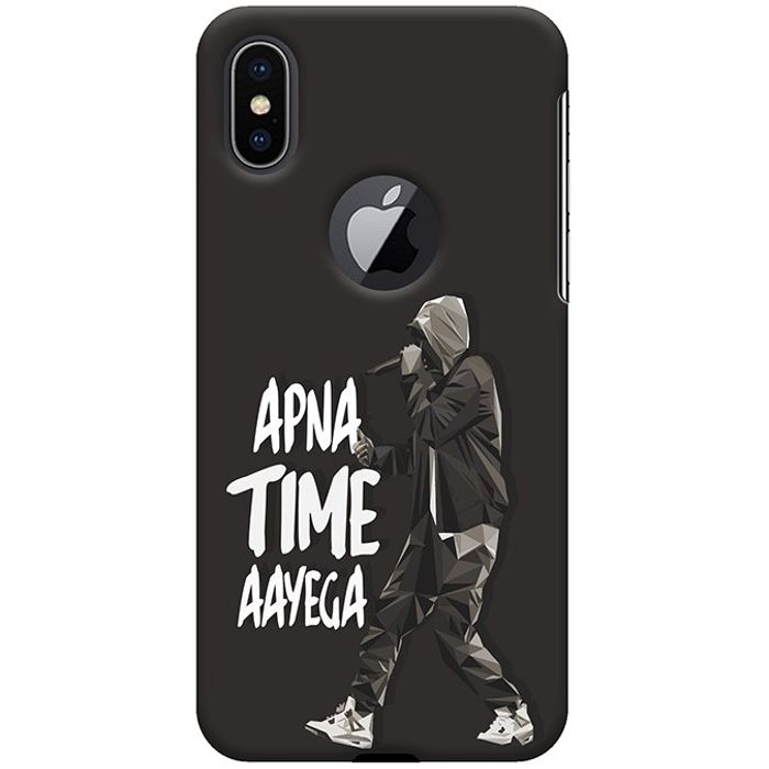 Buy Apna Time Aayega iPhone X Logo Cut Mobile Cover Online in India -  BeYOUng