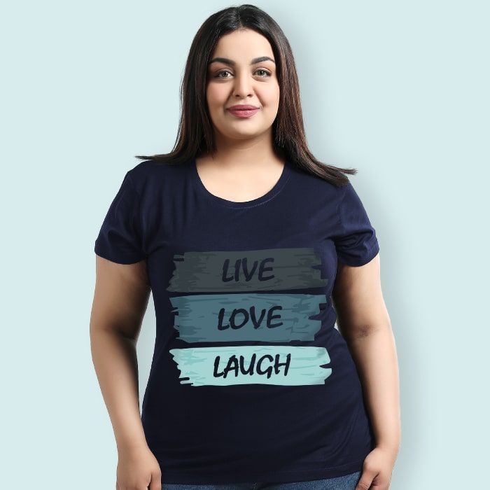 Women's plus size t shirts online india Clearance