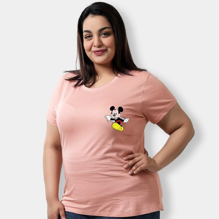 Mickey Mouse Women Plus Size T-shirt