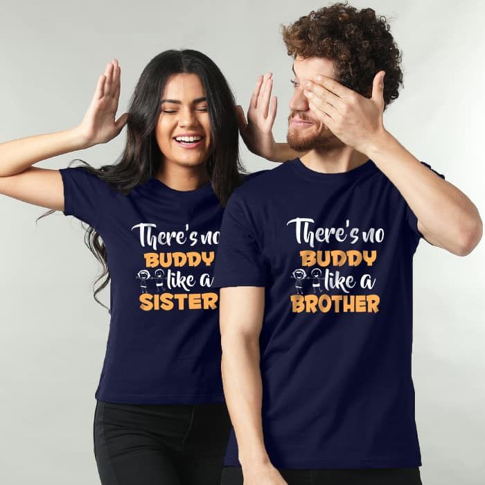 Buy No buddy Like Bro-Sis Rakhi T-shirt 