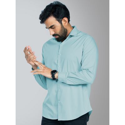 Aqua blue mens shirt clearance