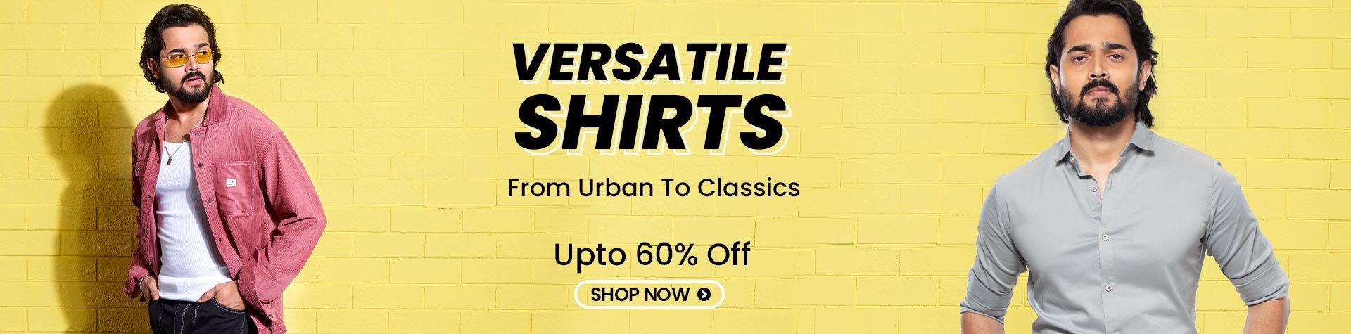 Buy Shirts For Men Online at Beyoung - Upto 50% Off