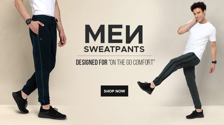 Men's dressy sweatpants top