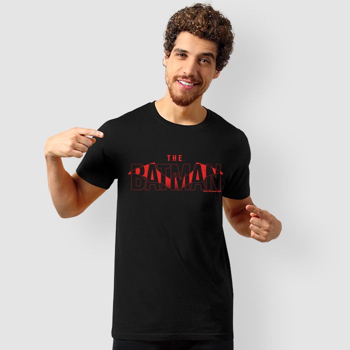 Buy Batman: Red Logo T-shirt for Men 