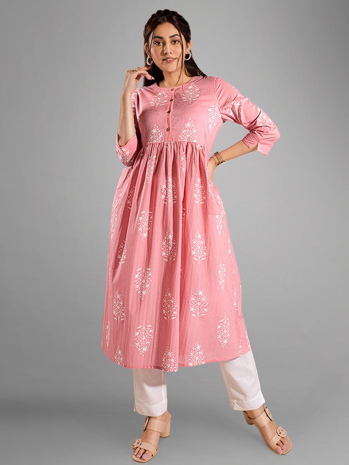 Aggregate 82+ pink kurti online india super hot - thtantai2