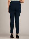 Blue Belted Skin Fit Women Jeggings