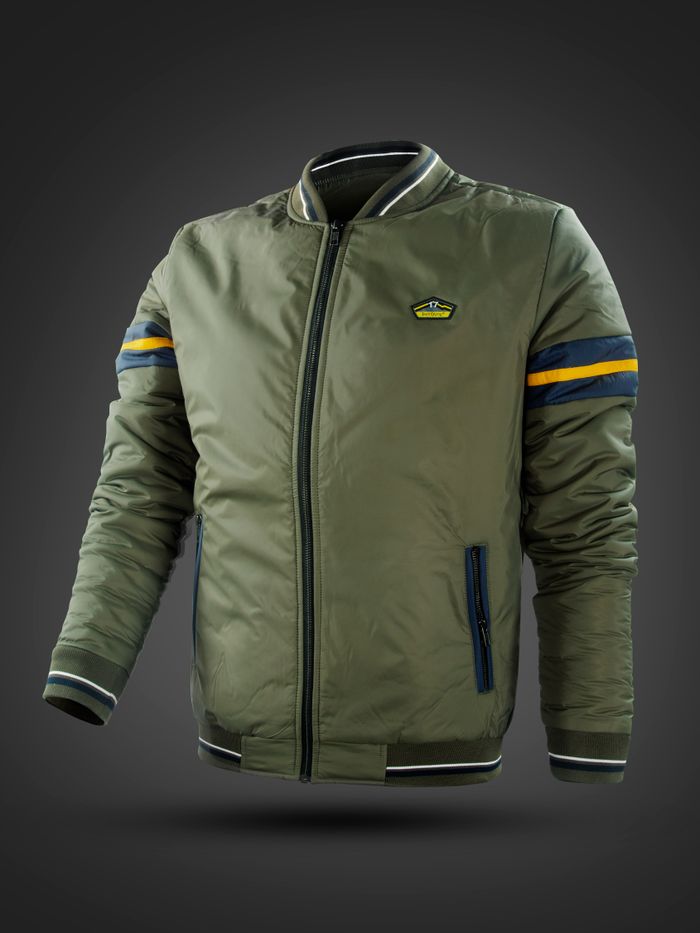 Hunter green bomber discount jacket