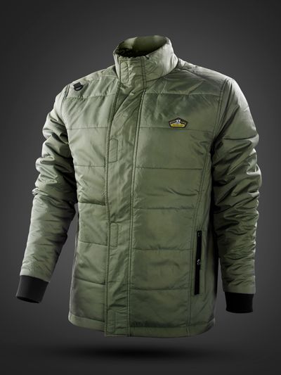 Buy Olive Green Quilted Bomber Jacket for Men Online in India Beyoung
