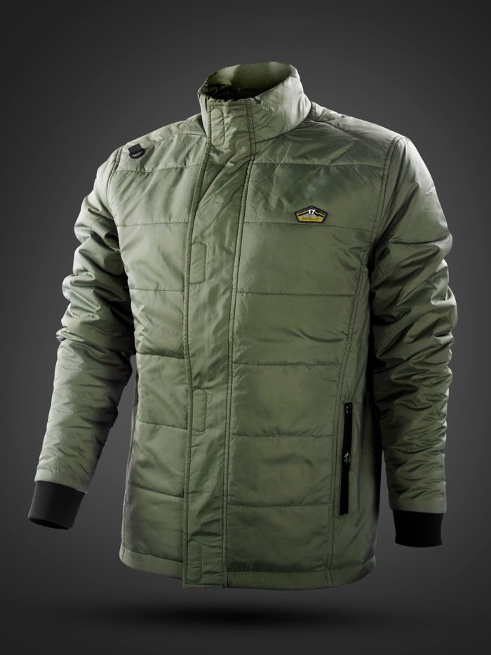 Buy Olive Green Quilted Bomber Jacket for Men Online in India Beyoung