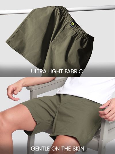 Plain Army Green Mens Boxer Shop Plain Army Green Mens Boxer