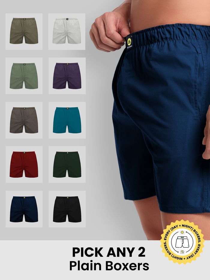 cotton boxer shorts, 
