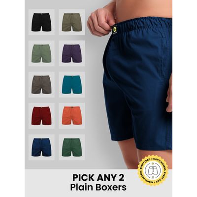 cotton boxer shorts, 
