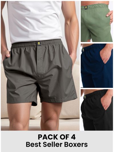 Pack Of 4 - Best Seller Boxers
