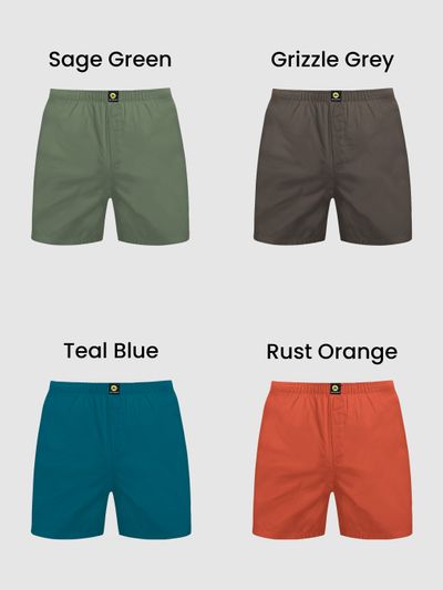 Pack Of 4 - Chill Vibe Boxers