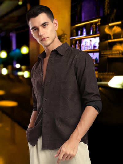 Crushed 'Charcoal' Shirt main image 0