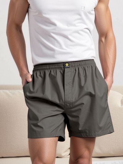 Plain Grizzle Grey Mens Boxer best boxer for men,