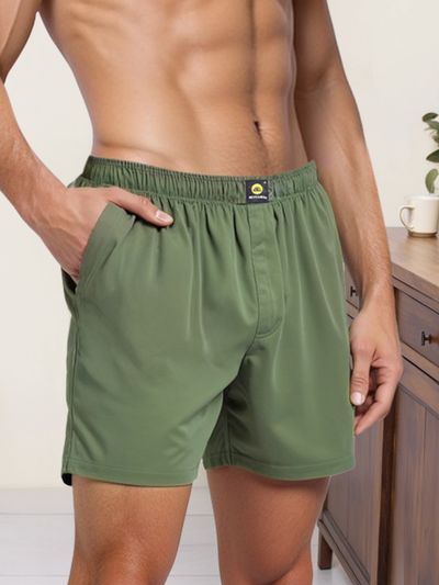 Plain Sage Green Mens Boxer best boxers for men,