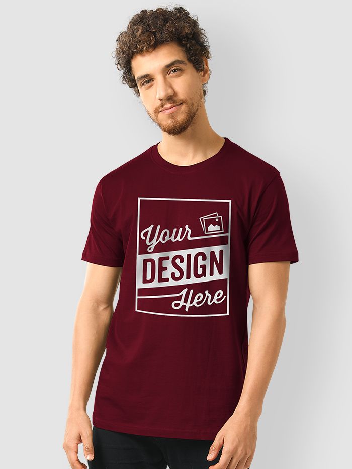Custom printed t shirts hotsell india