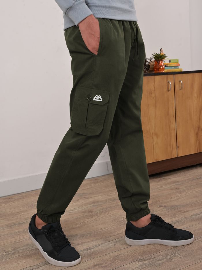 Sapper Cargos  Buy Sapper Mens Beige Cotton Solid Elasticated Cargo Pant  Online  Nykaa Fashion