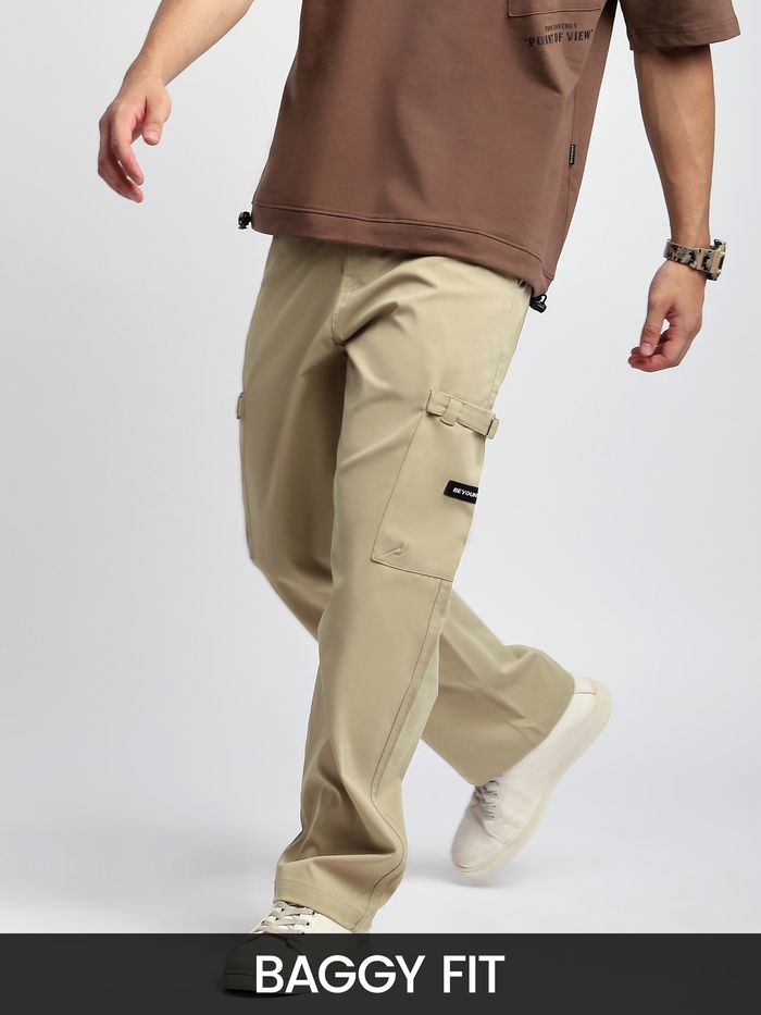 shop trendy cargo pants for men at Beyoung, 