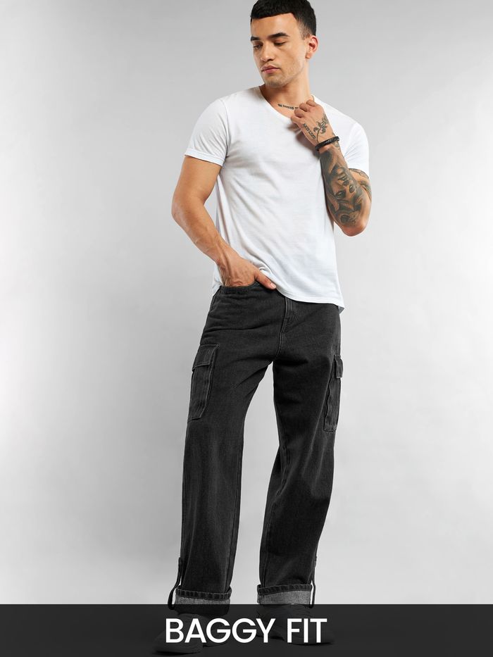buy cotton cargo pants for men, 