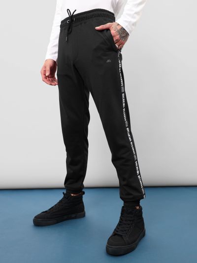 Tape joggers clearance mens