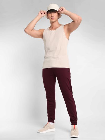 Mens burgundy new arrivals jogger pants