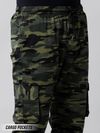 Camouflage Green Cargo Men Jogger Pants