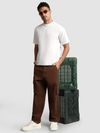 Chocolate Brown Statement Cargo Pants