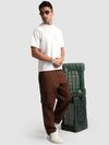 Chocolate Brown Statement Cargo Pants