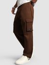 Chocolate Brown Statement Cargo Pants