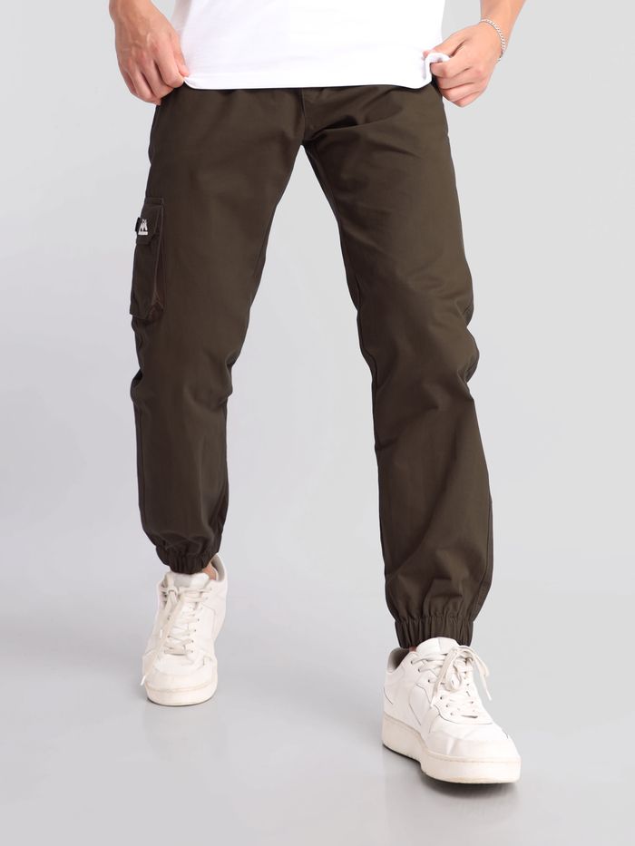 Buy Peter England Elite Men Brown Slim Fit Trousers - Trousers for Men  17489812 | Myntra