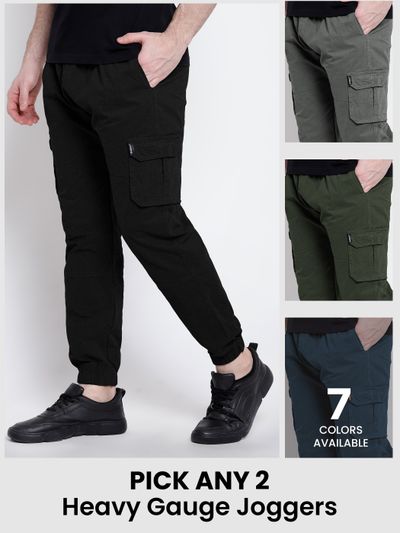 Pick Any 2 - Heavy Gauge Joggers Combo