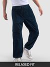 Dark Blue Elasticated Cargo